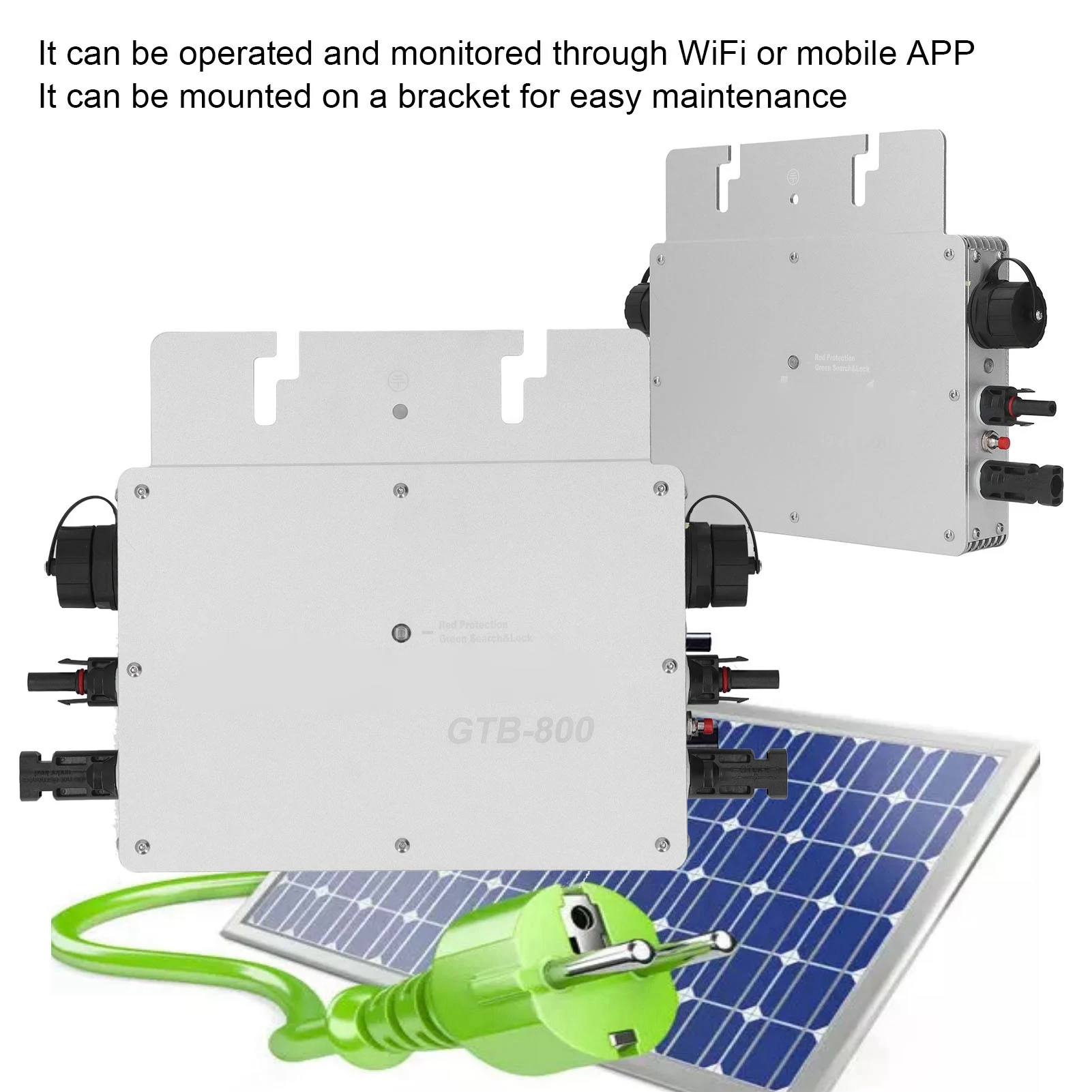 インバーター ソーラーグリッドタイインバーター WiFi 制御 AC ソーラーインバーターへの自動識別 ソーラーインバーター