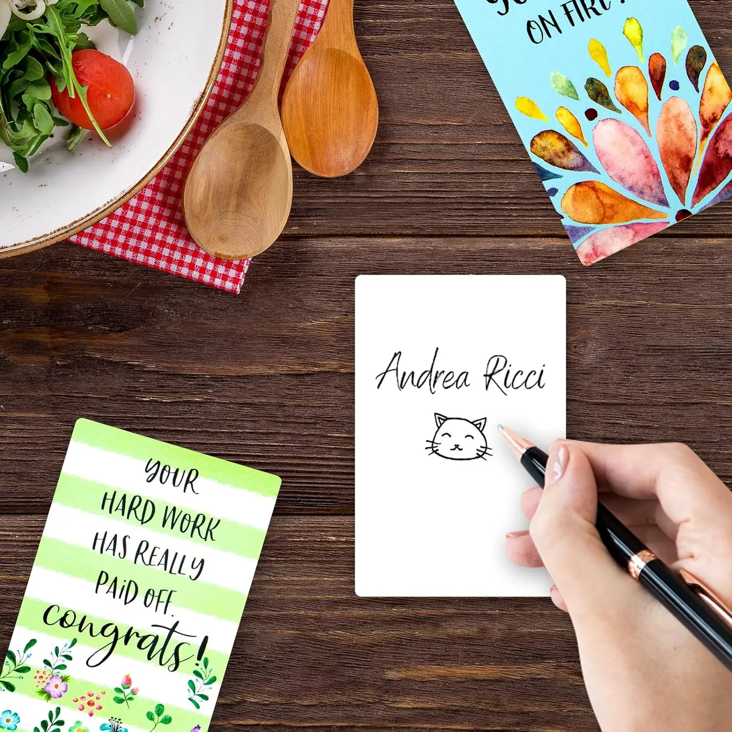 72 Stück positive Bestätigung karten für Frauen Männer, tägliche Bestätigungen Notecard, inspirierende und ermutigende Karten für die Brotdose – Detail 6