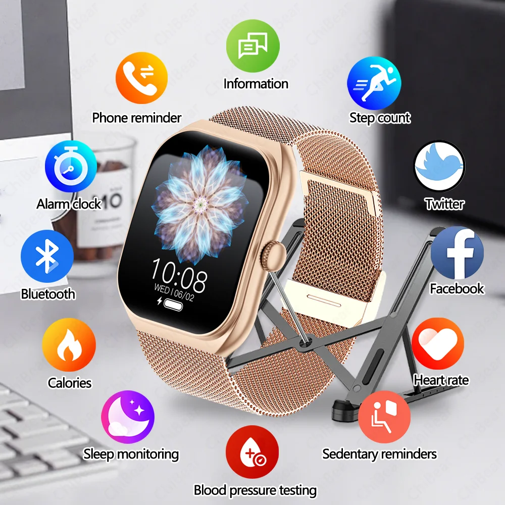 

2025 New 120+ Sports Smartwatch Men Women AMOLED GPS Bluetooth Call HD Screen Heart Rate IP68 Waterproof Smart Watch Android IOS