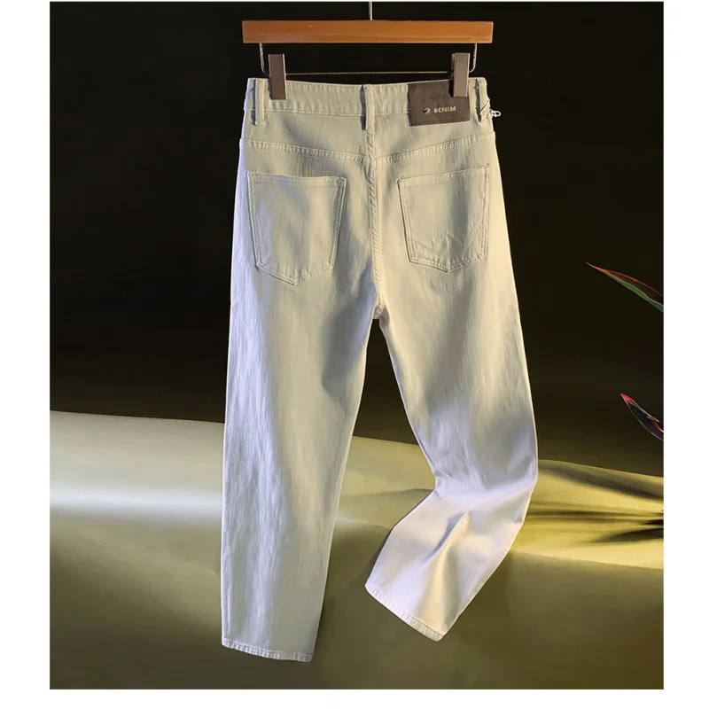 

Loose straight leg jeans men's 2025 autumn trend versatile, casual, comfortable, fashionable high-end Korean version men's pants