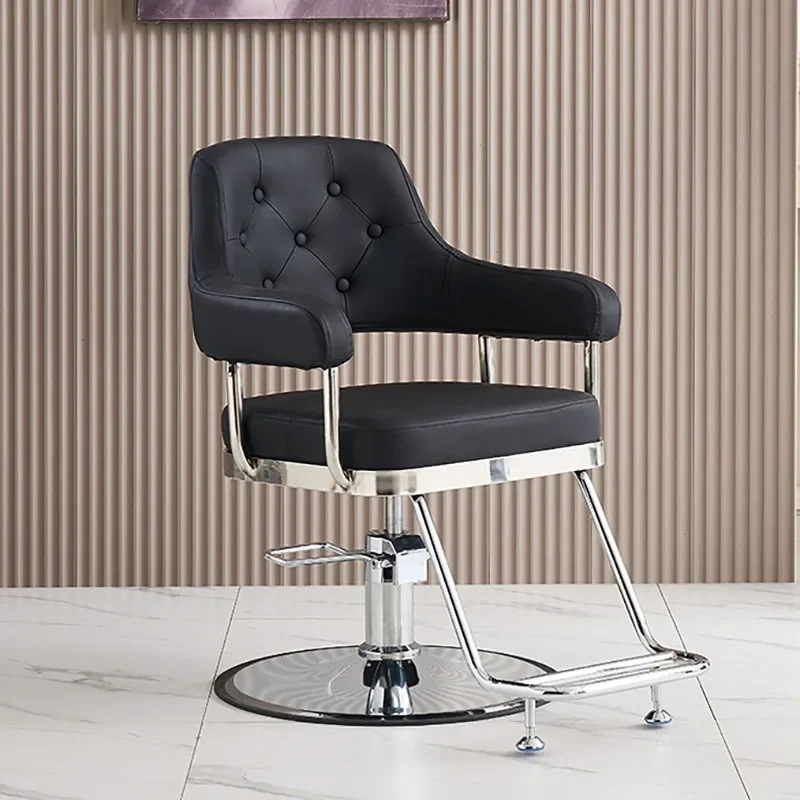 

Simple Fashion Barber Chair Salon Hair Shop Perm Hair Modern Rotate Salon Chair Advanced Sense European Cadeiras Home Furniture