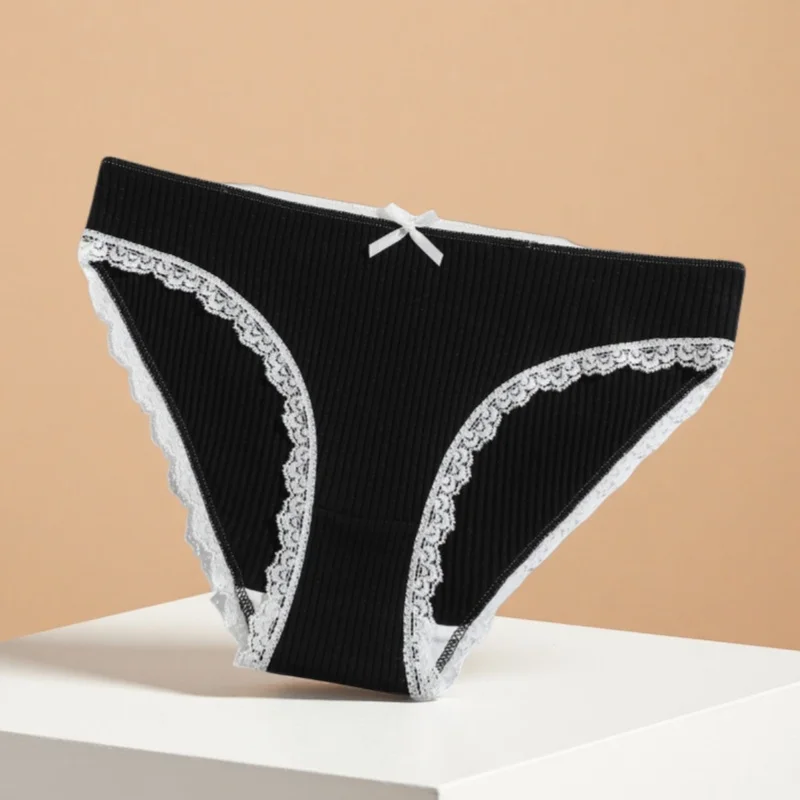 Thumbnail 2 - #33 Trending Womens Lace Trim Comfort Panties Right Now