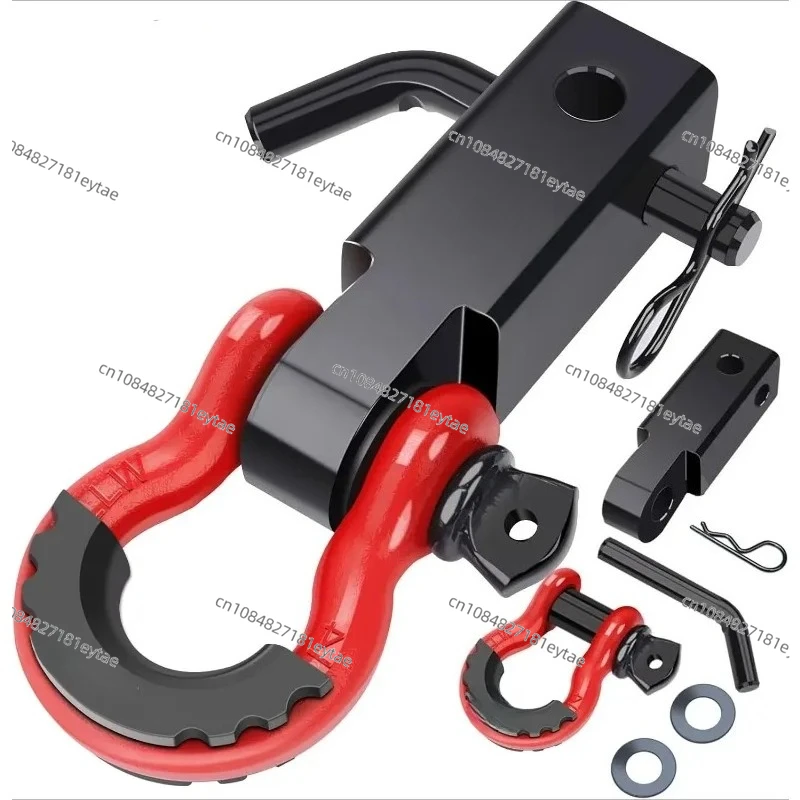 adapte-aux-recepteurs-de-remorquage-shackle-hitch-2-45k-lbs-vis-de-5-8'-anneau-en-d-de-3-4'-accessoires-de-remorquage-tout-terrain-rouge-et-noir