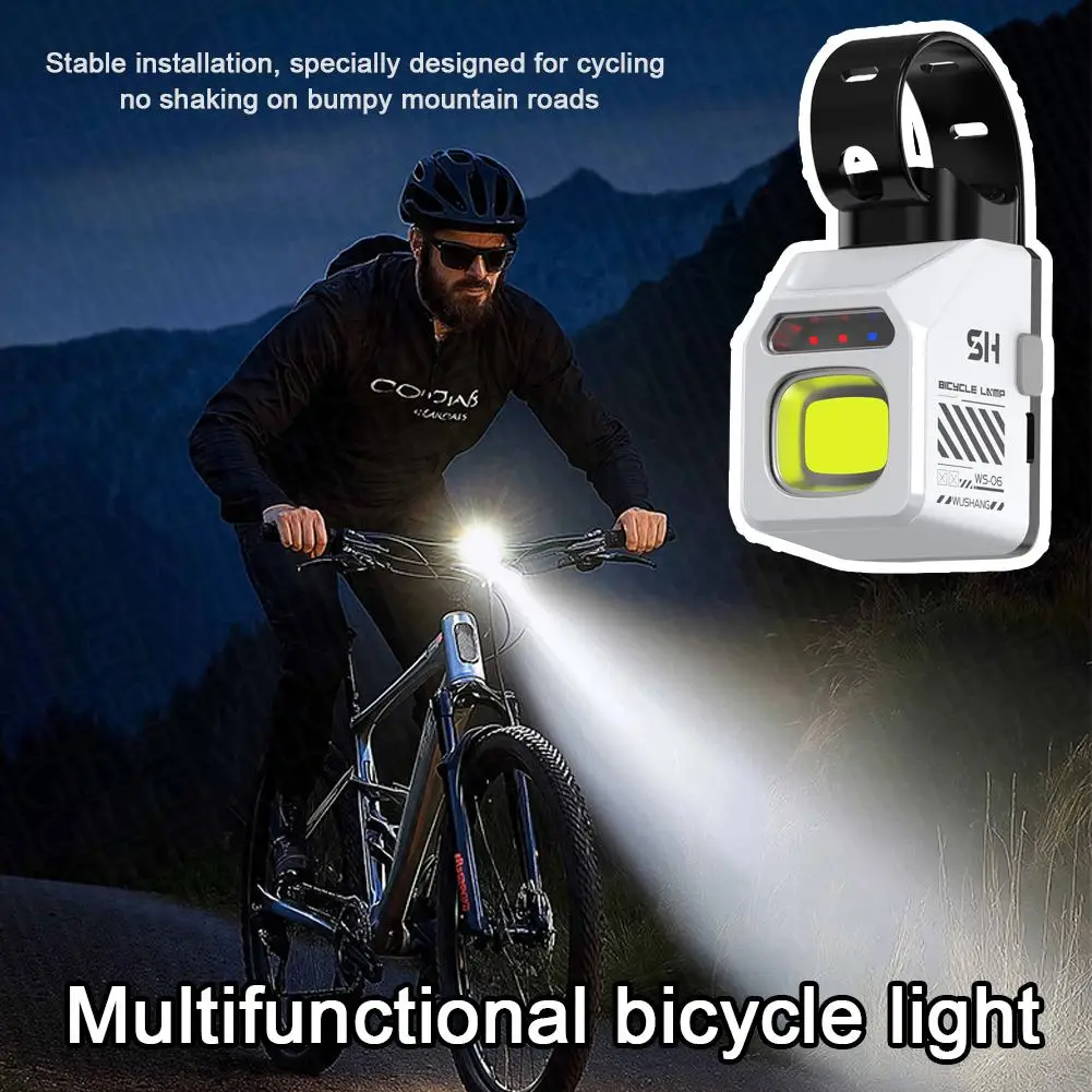 

Многофункциональные велосипедные фонари с перезаряжаемым предупредительным освещением спереди и сзади, дальний фонарь для ночной езды