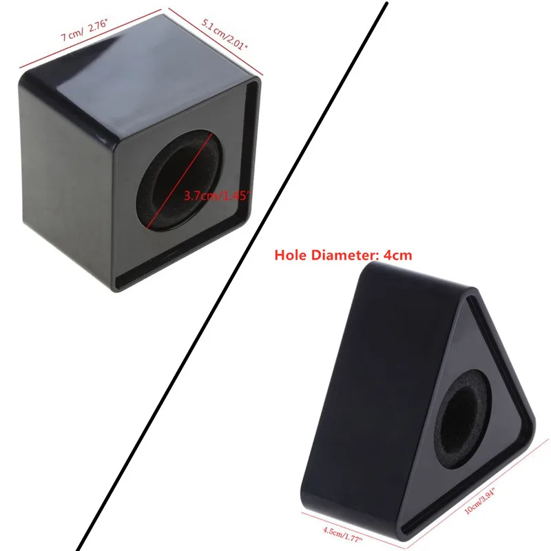 1 unidad ABS triángulo cuadrado en forma entrevista KTV micrófono Logo bandera estación alta calidad