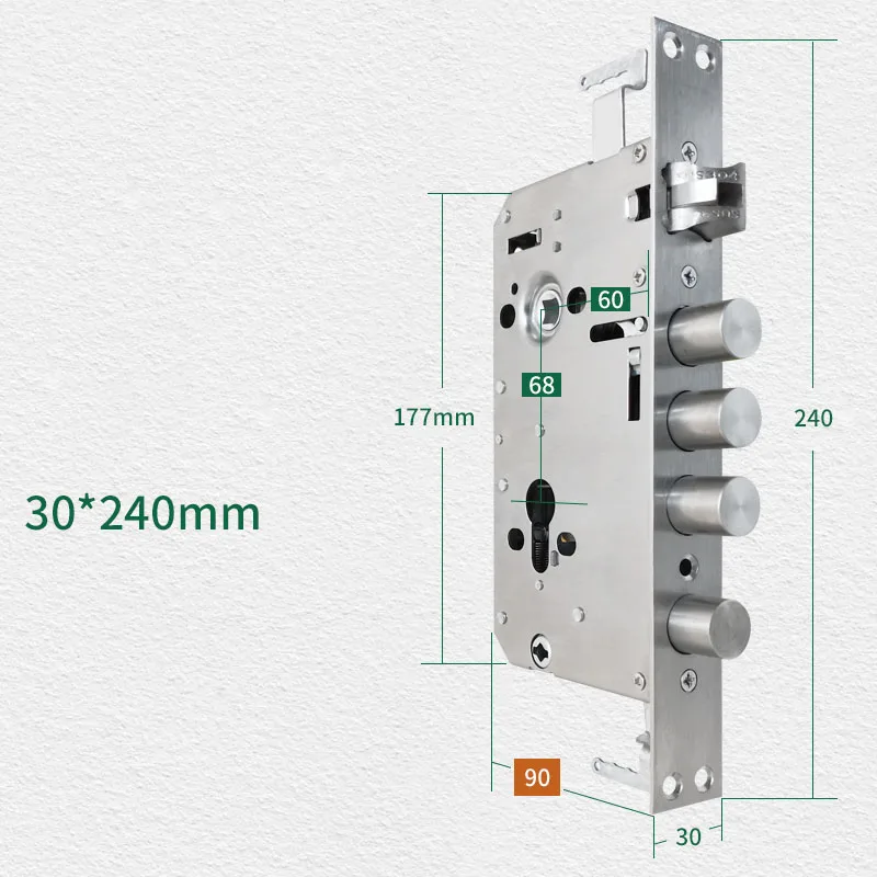 Stainless Steel Security Door Lock Body Smart Fingerprint Lock Body For Anti-theft  And 6068 Fingerprint Lock Body Accessories