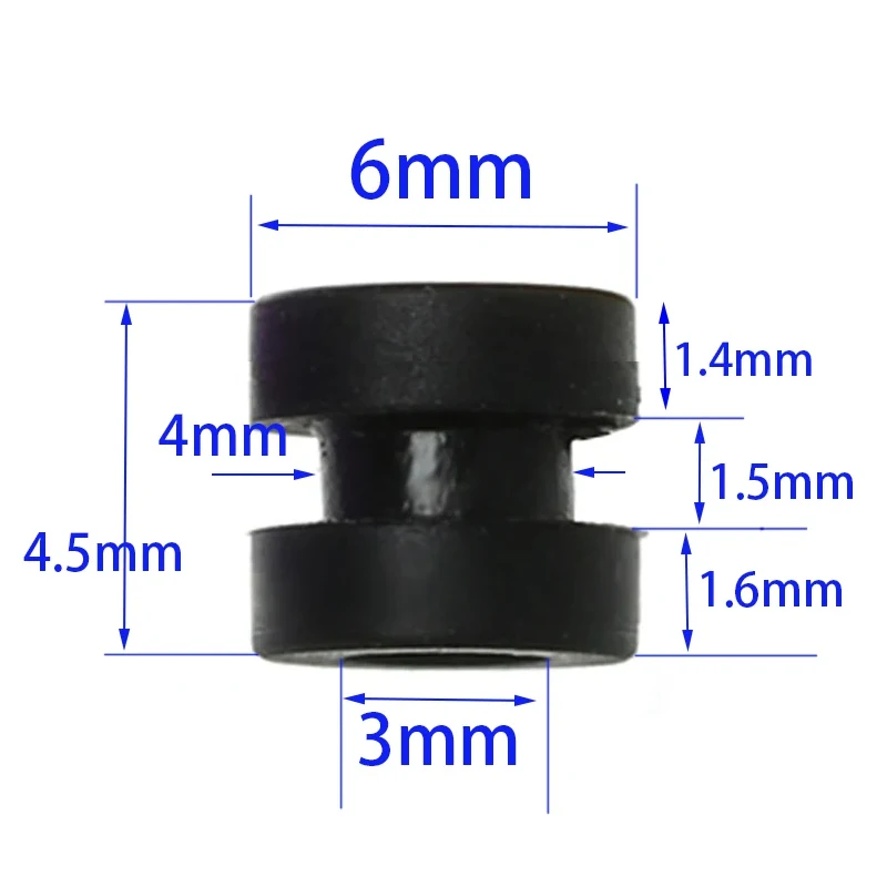 10pcs M3 4.5  F4 F7 Flight Controller Anti Vibration Rubber Damper Balls For FPV Quadcopter M3 Soft Silicone V2 Upgraded