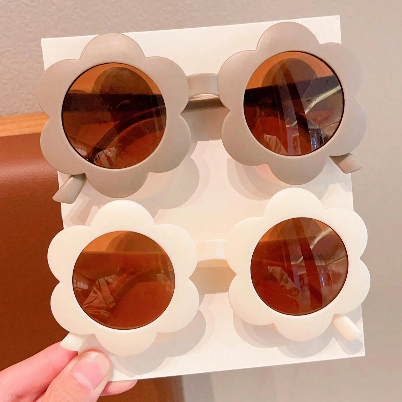 2 pçs bonito moda girassol crianças moda óculos de proteção