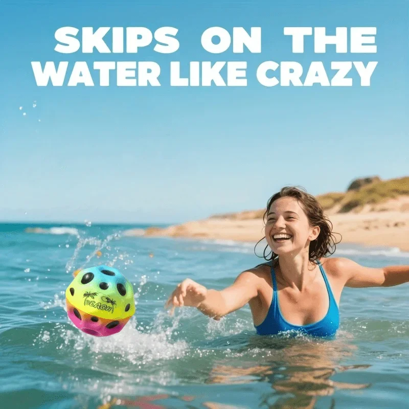 3/1pc Random Styles And Colors Pool Rebound Water Ball, Durable Floating Ball, High Elasticity Beach Ball - Colorful, Soft And Elastic, Suitable for Swimming Pools, Beaches And Outdoor Activities, Swimming Pool Accessories | Fun Swimming Pool Ball