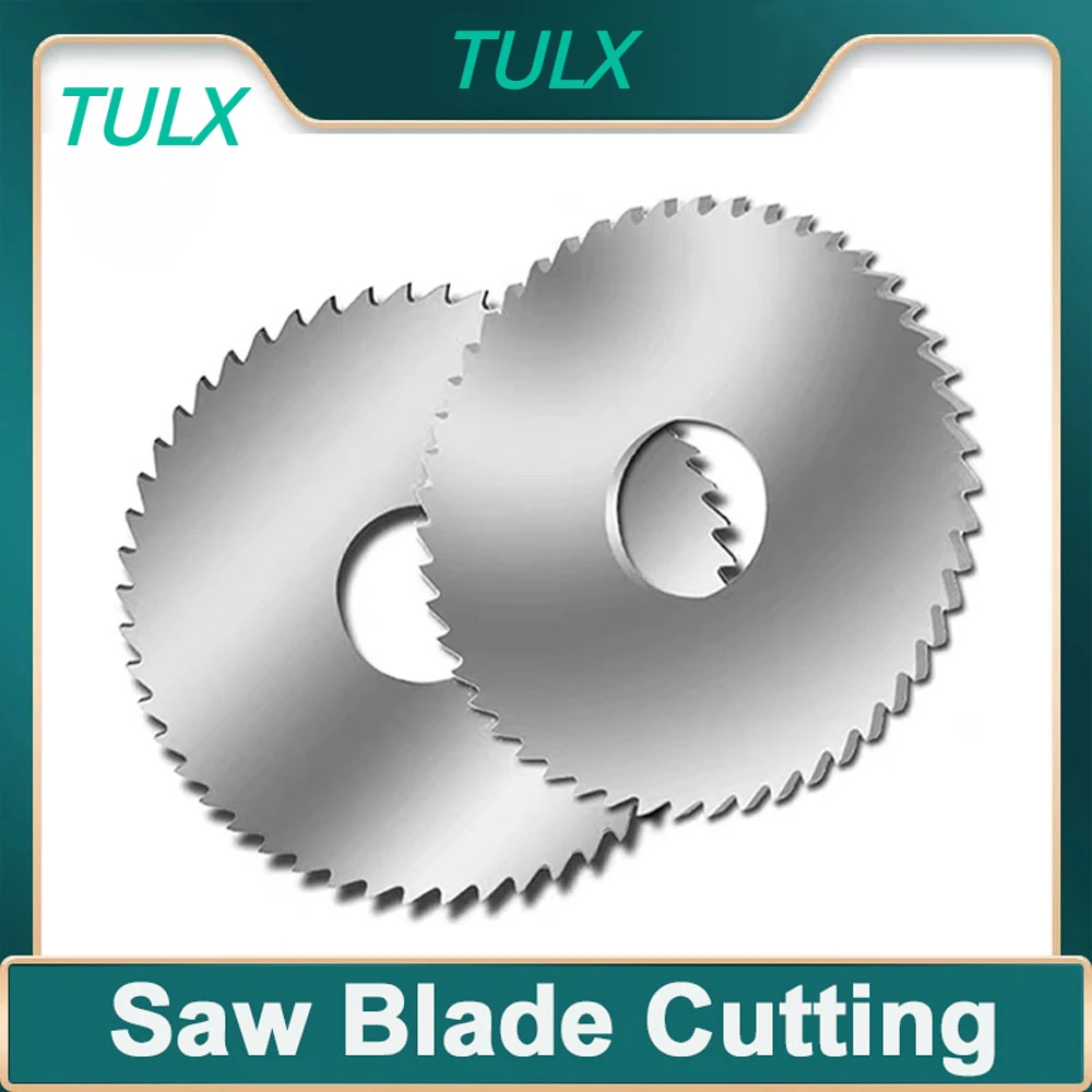 

Saw Blade Circular Milling Cutting Disc Tool CNC Slot Machining Tungsten Carbide Steel Diameter 40 50 60mm Slitting Metal Steel