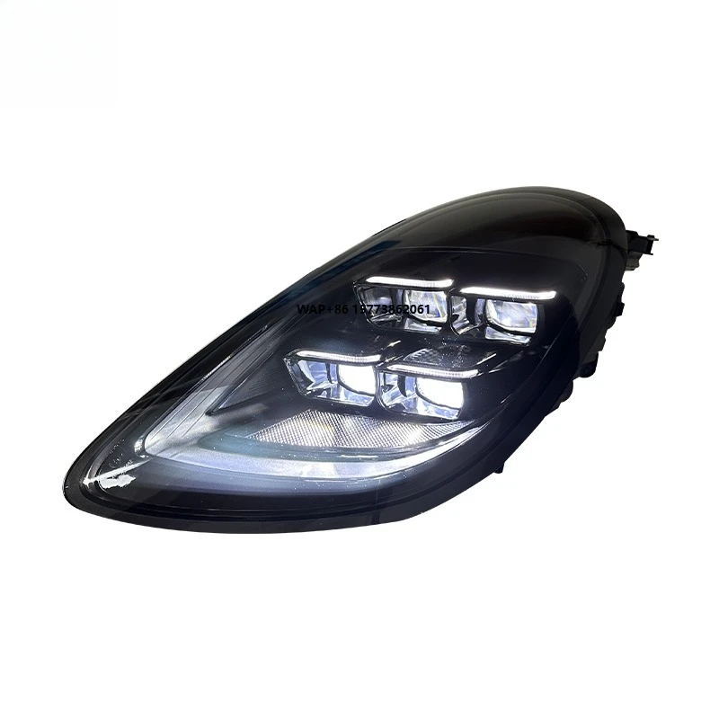 

2 Pieces for 981 Cayman Boxster LED Head Lights 2012 2015 Year Headlamp Upgrade 4 Lens High Quality LED Headlights