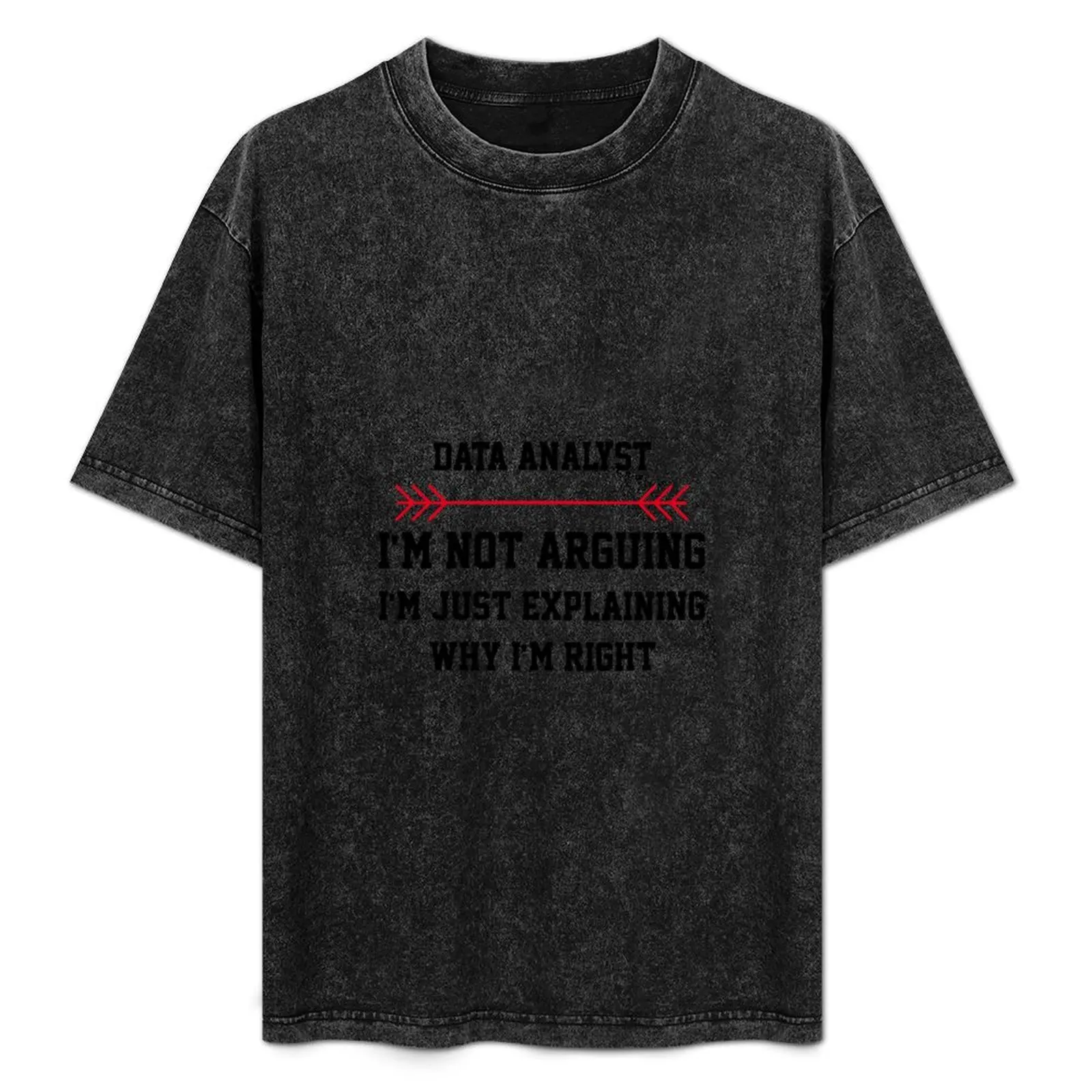 

Data Analyst Im Not Arguing T-Shirt sports fans blanks plus size tops anime shirts men