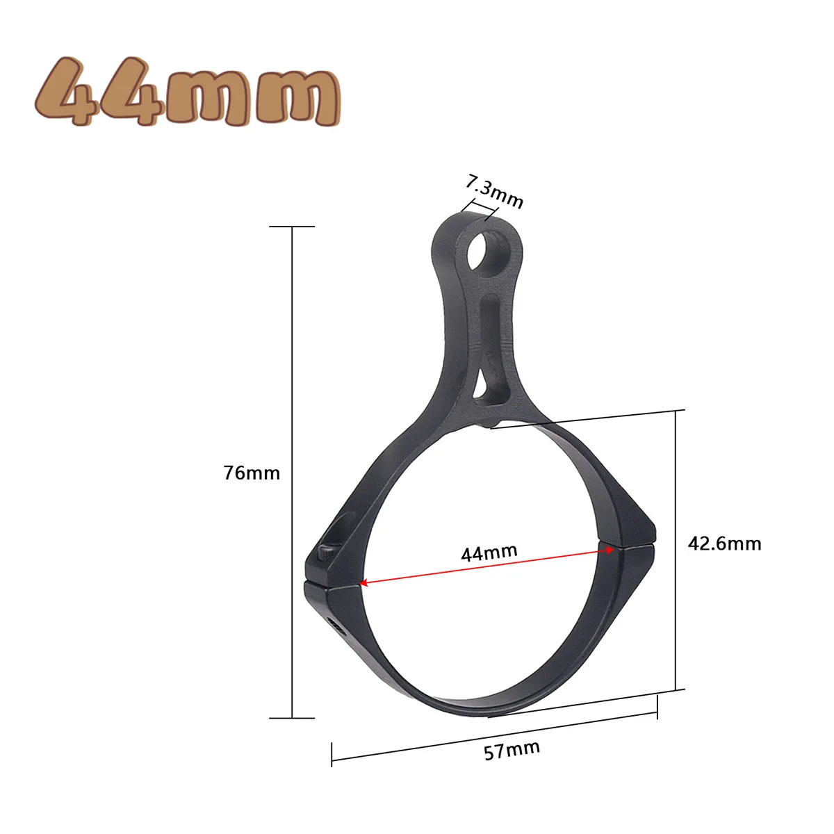 Tactical 44mm 45mm Diameter Ring Scope Rings Throw Levers Power Ring Magnification Adjustment Hunting Accessories view 2