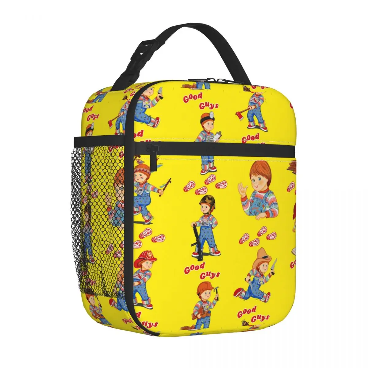 Good Guys Childs Spelen Geïsoleerde Lunchtas Grote Chucky Horrorfilm Herbruikbare Koeltas Tote Lunchbox Werk Reis Meisje Jongen