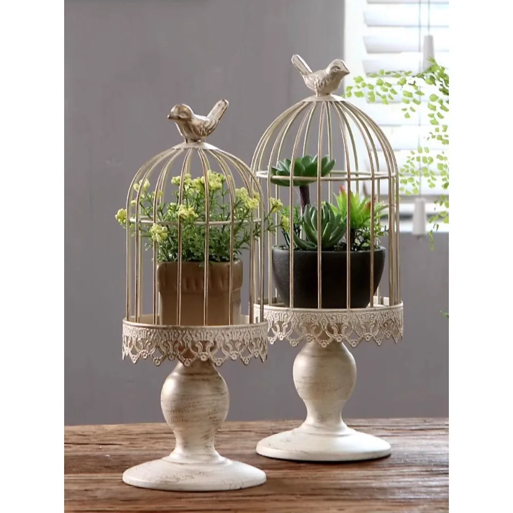 

American Birdcage Ornaments, Retro Creative, Nordic TV Cabinets, Wrought Iron Home Appliances, Tabletop Decorations, Crafts