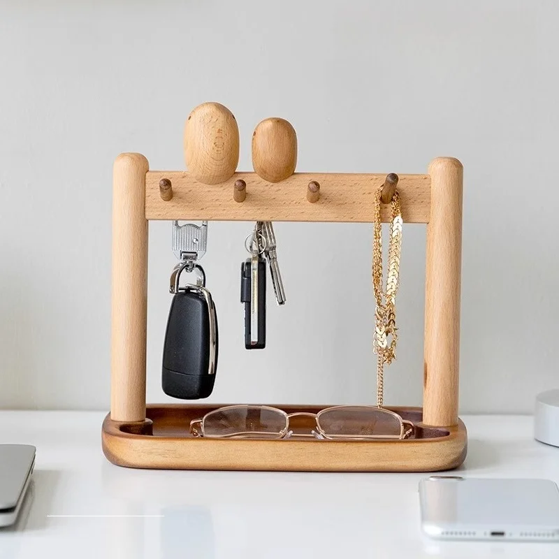 

Entry entrance key tray ornament desktop rack