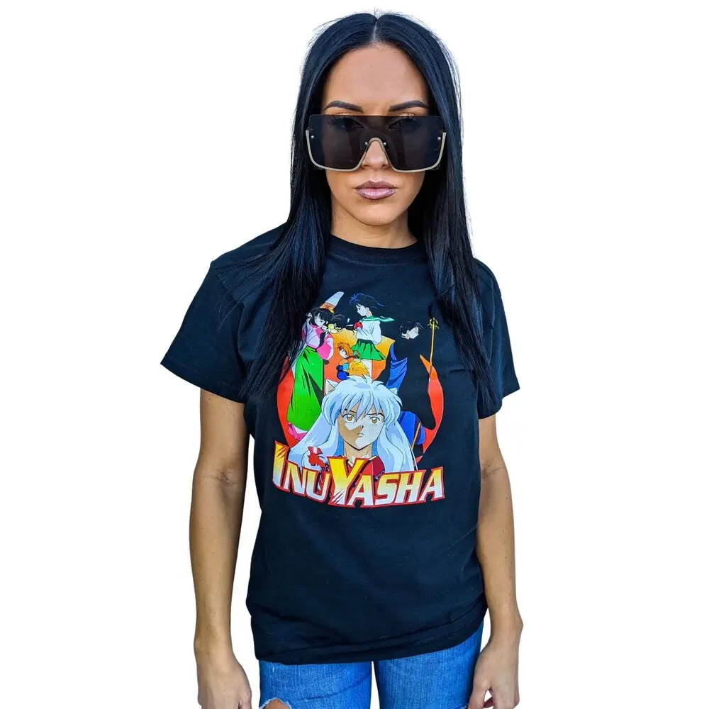 Inuyasha Group Anime Adult T-Shirt