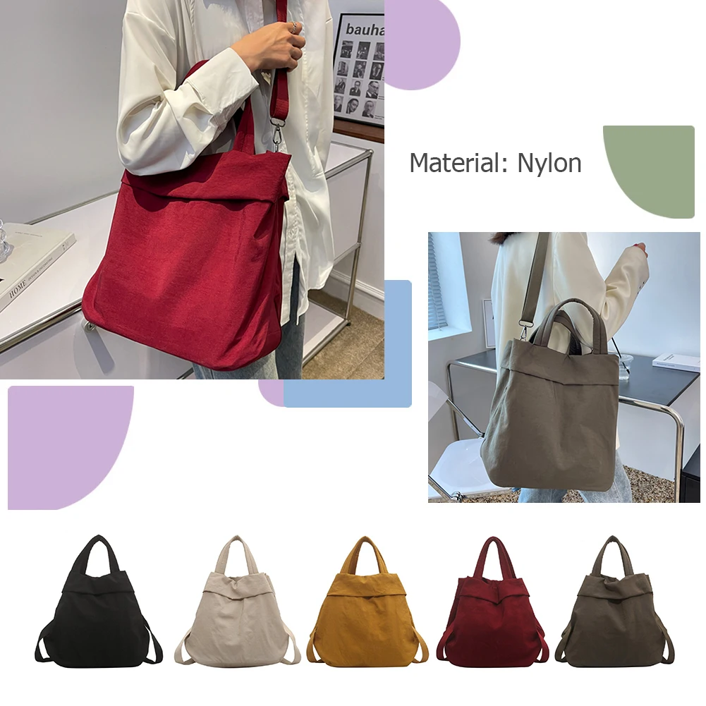 Nylon Large Capacity Crossbody Shoulder Bag Women Portable Fitness Handbags