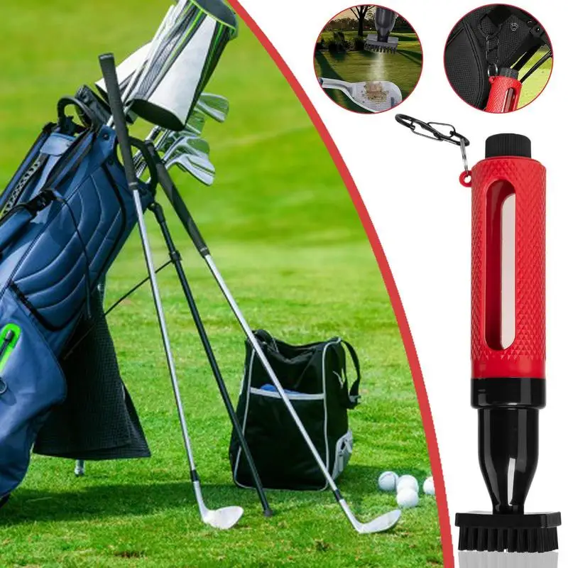 مجموعة أدوات تنظيف الأخدود لفرشاة نادي الجولف، فرشاة تنظيف أخدود الجولف، منظف مضرب الجولف، ملحقات الجولف