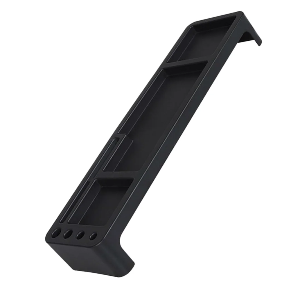 

Multifunctional Keyboard Storage Rack ABS Desktop ganizer Home Office School Use Black Space Saving Desktop Storage Container