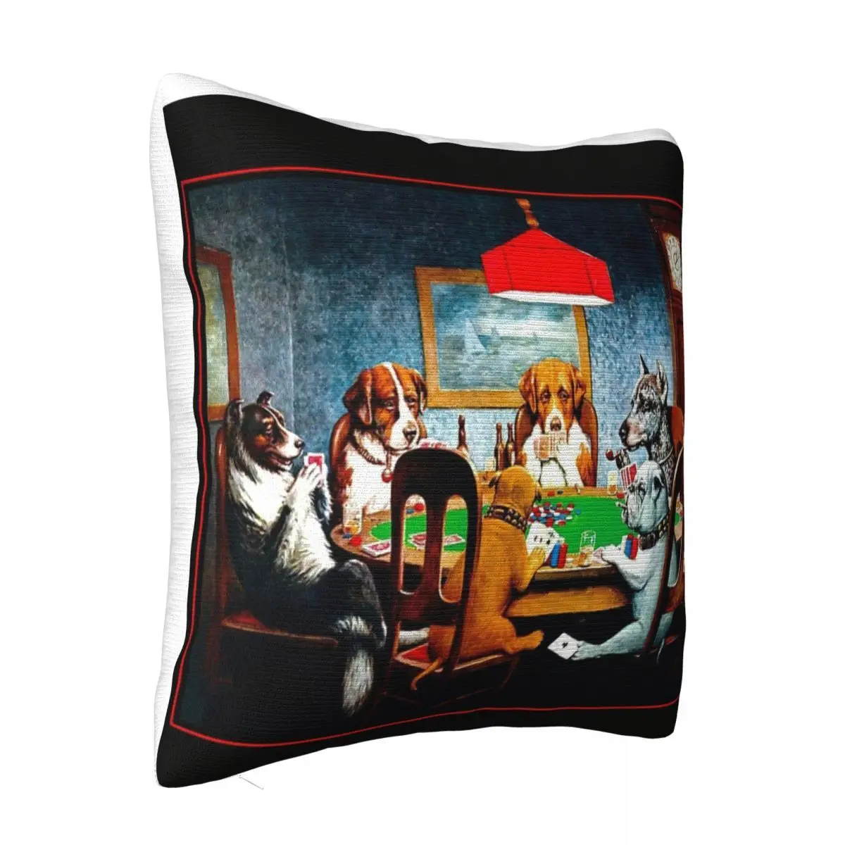 Dogs Playing Poker Vintage C M Coolidge Sofa Cover Sofa Cushion Cover Room Decorating Items Pillow Case Pillow Cover