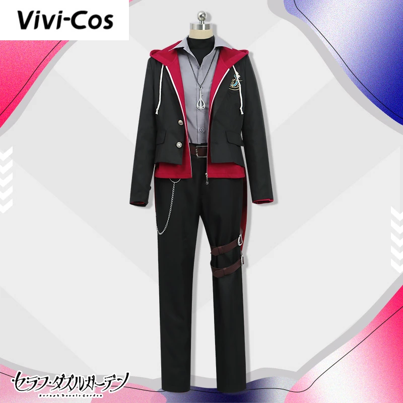 Vivi-Cos [personalizzato] Anime Vtuber NIJISANJI VOLTACTION Seraph Dazzlegarden Cool Cosplay Costume di Halloween gioco di ruolo nuovo