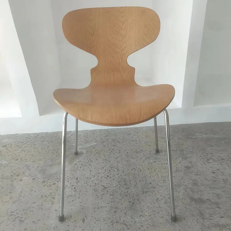 كرسي النمل الشمال بسيط كرسي الطعام في العصور الوسطى مصمم المنزل مطعم مقهى مسند الظهر