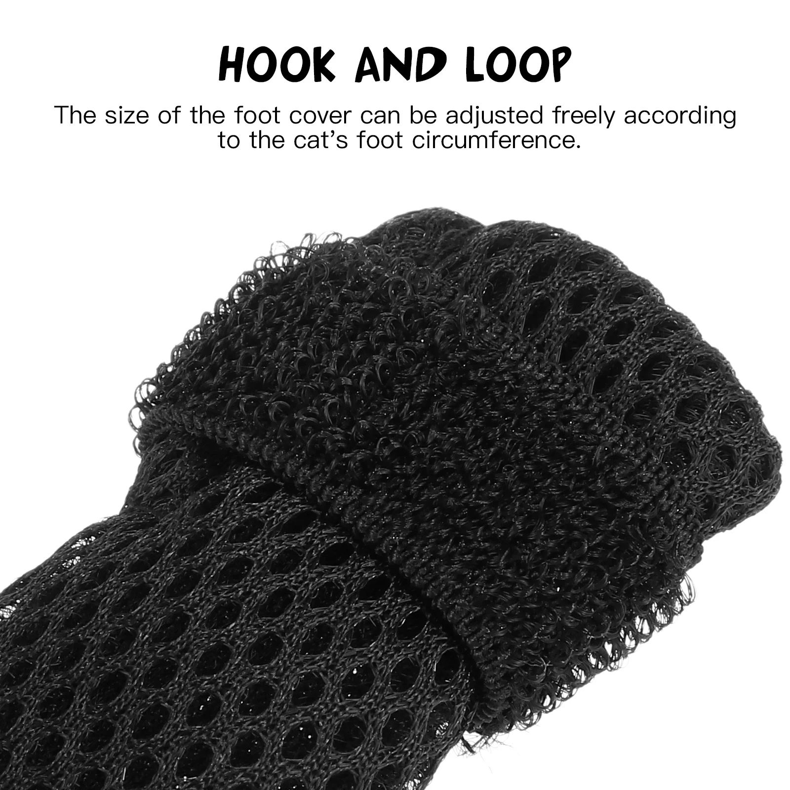 

4Pcs Cat Shoes Adjustable Foot Covers Protective Claw Caps Anti-Scratch Kitten Medicine Use Shoes for Cats Cat Paw Protector