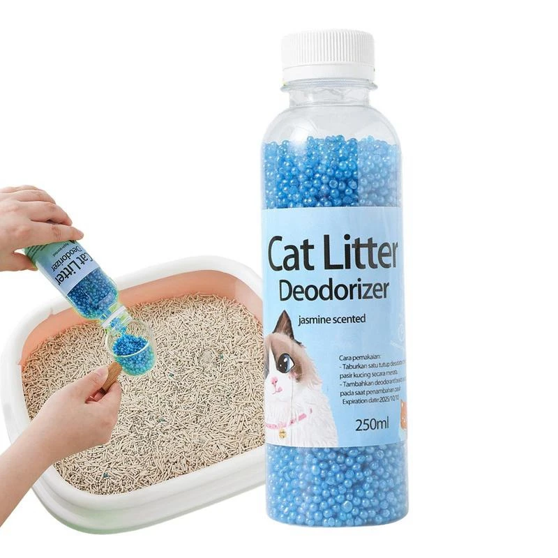 Pulizia della toilette per gattini da 300 G, perlina deodorante per lettiera per gatti, artefatto, odori di animali domestici, carbone attivo, puzza