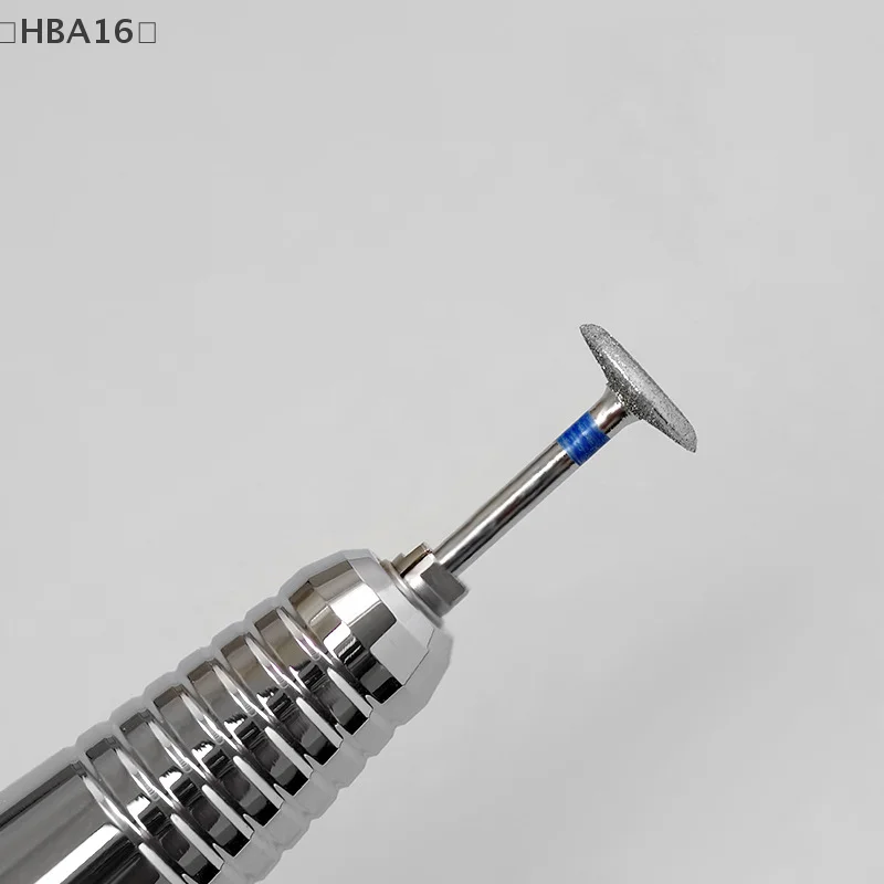 [-HBA16」 3 قطعة الصحن الطائر رأس مطحنة المحمولة طلاء الأظافر أدوات تلميع الأظافر إزالة الجلد الميت إزالة الأظافر دريل