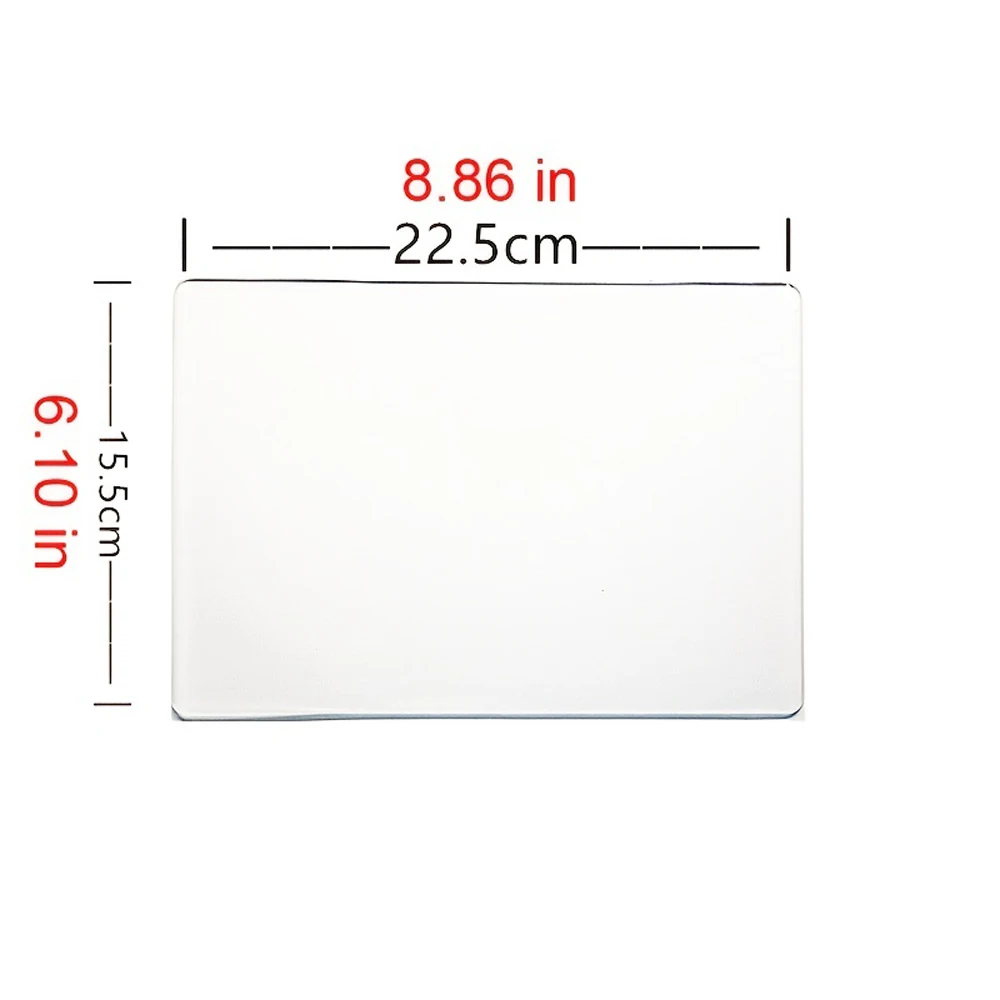 1Pc Die Cut Machine Plate Clear Acrylic Sheet 8.86*6.10in Cutting Replacement Pad 0.12 in thick Scrapbooking Accessory