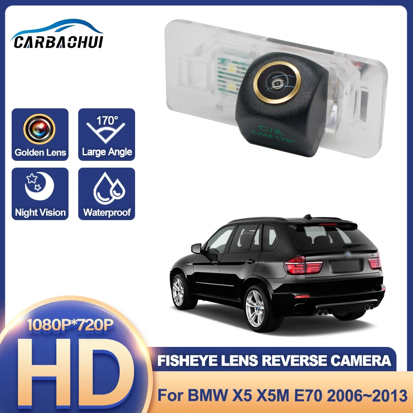 

CCD HD Fisheye Lens Rear View Camera For BMW X5 X5M E70 2006 2007 2008 2009 2010 2011 2012 2013 Car Reverse Monitor Night Vision