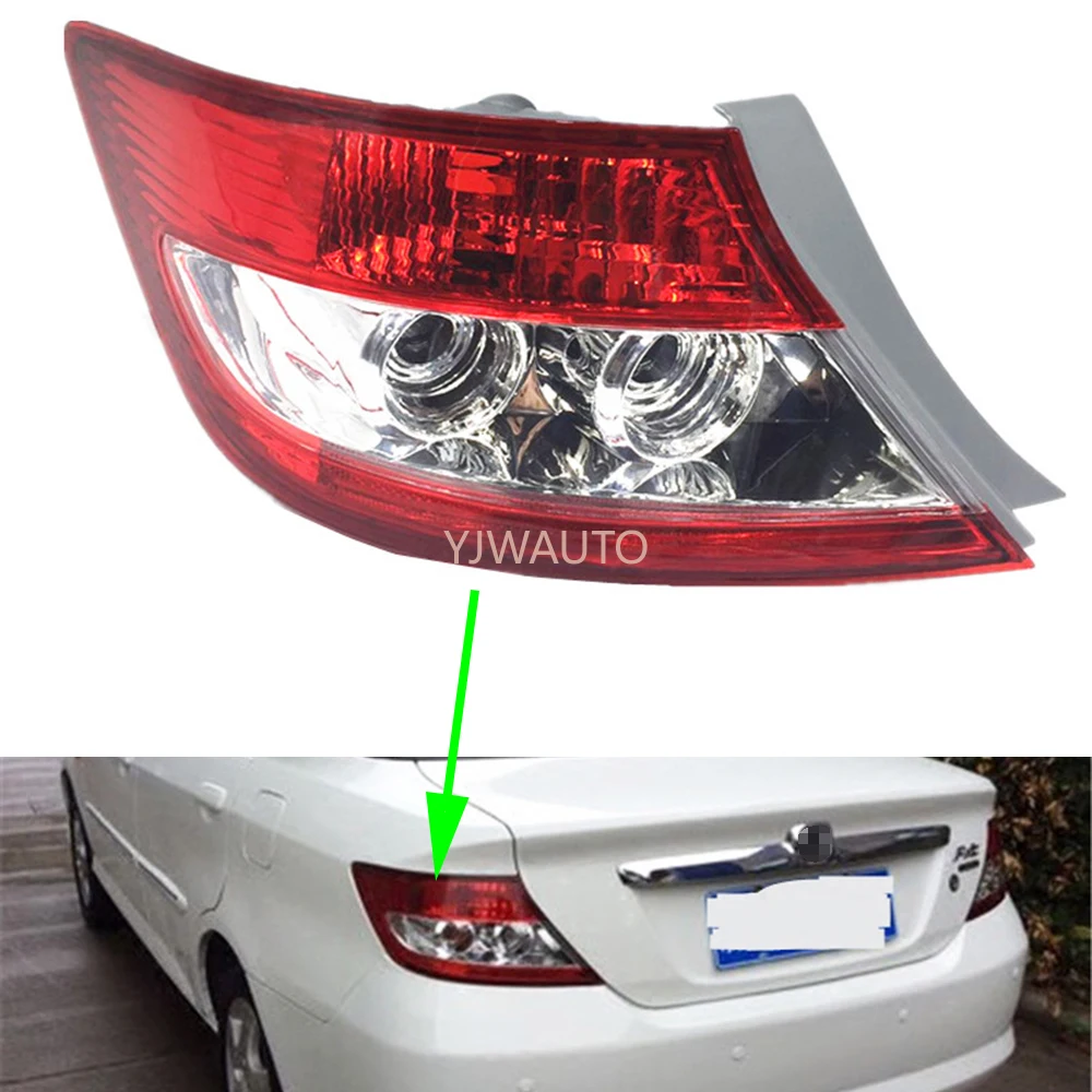 Tail Light For Honda Fit / Jazz Sedan 2003 2004 2005 2006 2007 Car Rear Tail Lamp Turning Signal Brake Lamp Warning Bumper Light