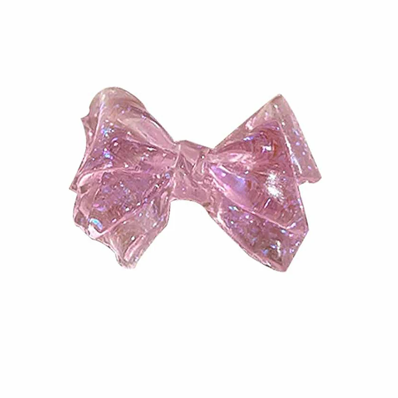 女性用3Dアイスゼリーネイルチャーム,レジンジュエリー,リボン,ラインストーン,マニキュアデコレーション,日曜大工サロン,10個