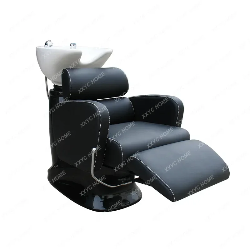 Shampoo Bed Semi-reclining Barber Shop Special Simple Shampoo Bed Hair Salon Hair Shop Flush Bed