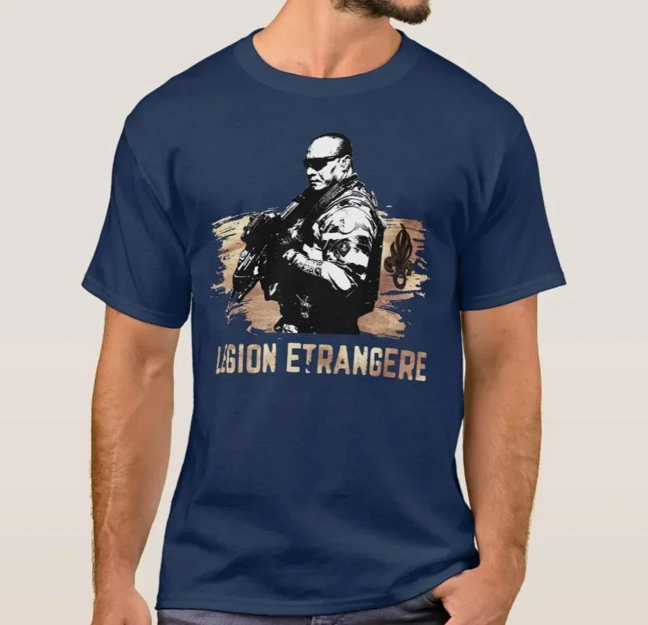 French Foreign Legion Legionnaire Support Former Legionnaire T-Shirt. Summer Cotton Short Sleeve O-Neck Mens T Shirt New S-3XL