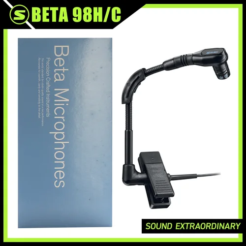 BETA98H/C BETA98HC BETA98H BETA 98hc instrumento en miniatura profesional de alta calidad micrófono de cuello de cisne para tambor de viento de madera de latón