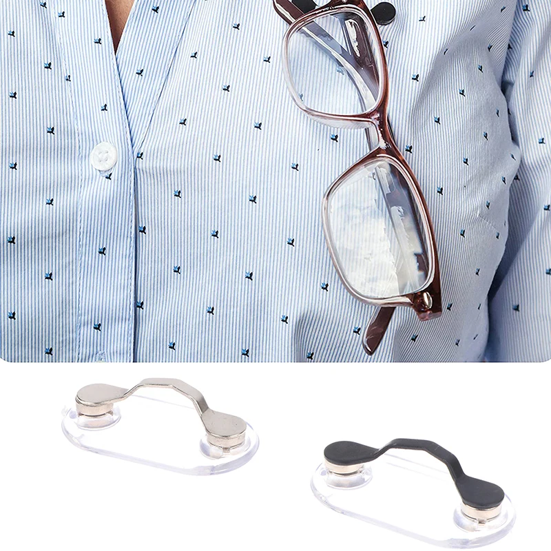 Magnet Glasses Headset Line Clips Magnetic Hang Eyeglass Holder Pin Brooches Fashion Multi-function Portable Clothes Clip Buckle