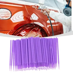 100Pcs Up Paint-Micro Brush Tips Mini Paint Brushes Paint Touch-Up Disposable Dentistry Pen Car Applicator Stick Detailing Car P