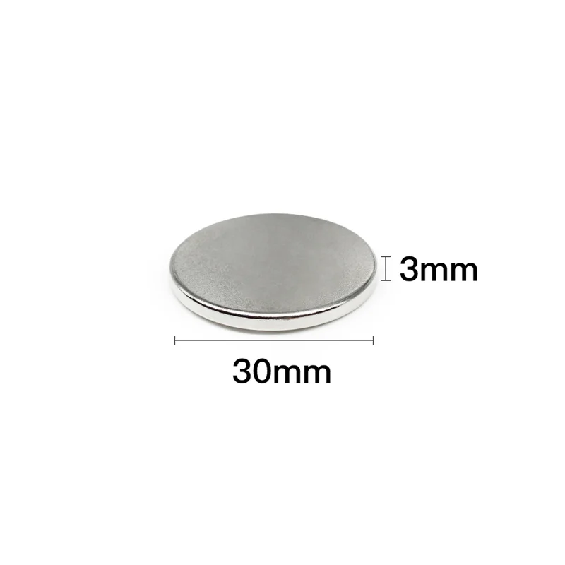 2~30PCS 30x3mm Disc Powerful Strong Magnetic Magnets N35 Round Neodymium Magnets 30mm x 3mm Big Rare Earth Magnet 30*3mm