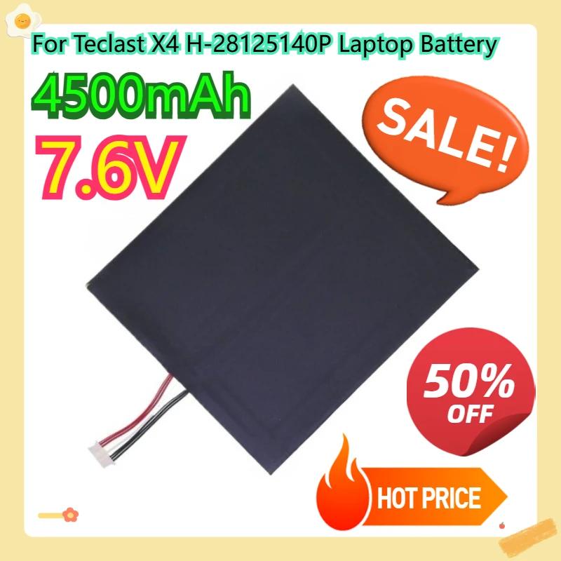 

For Teclast X4 H-28125140P Laptop Battery 4500mAh