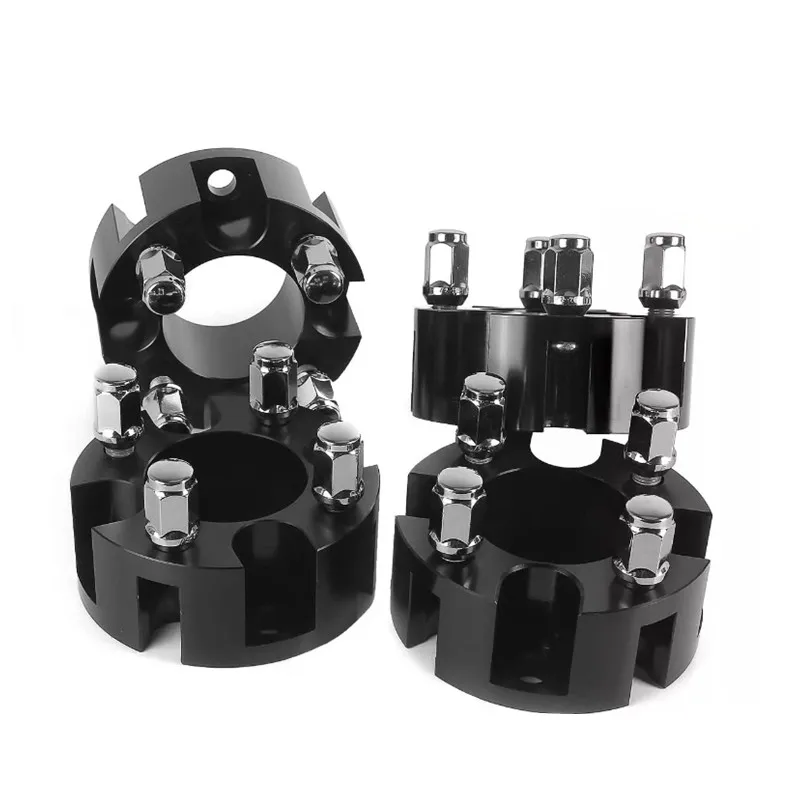 Golf Cart Wheel 2 inch Spacers Adapter Kit with Lug Nuts For Club Car EZGO  4x4 Bolt Pattern 68mm Hub Bore 1/2-20 Studs