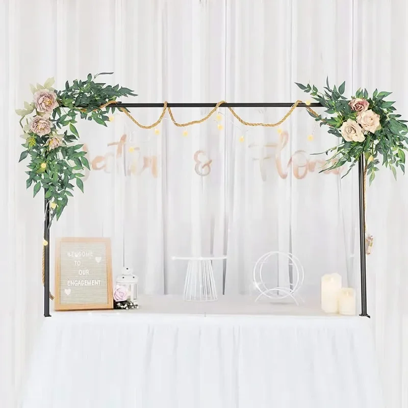 10PCS Holiday Decoration Dining Table Wedding Desktop Bracket, Balloon Banner Sign Hanging Arch , Adjustable Table Poler Rack,