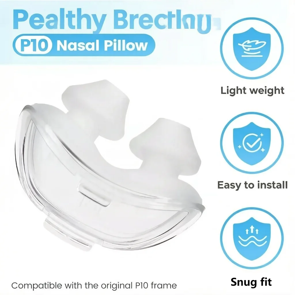 The P10 Nasal Pillow Is a Replacement Silicone Soft Cushion Pad Compatible with The ResMed AirFit P10 Nasal Pillow CPAP Mask