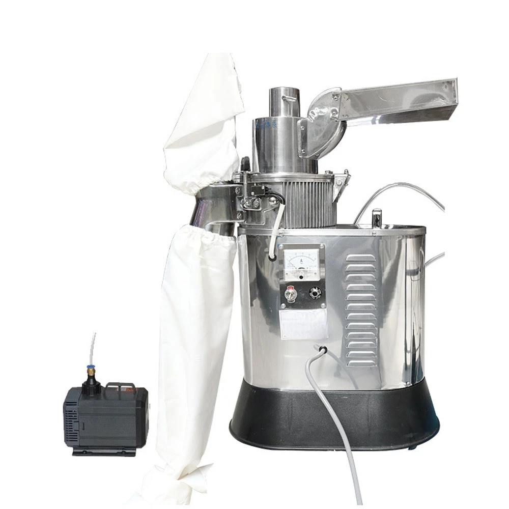 

40KG/h High-efficiency Pulverizer For Chinese Herbal Medicines Water-cooled Continuous Feeding Pulverizer DF-40S