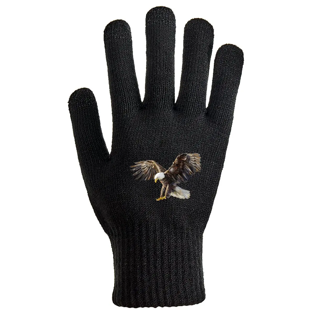 Eagle Portrait Outdoor Cycling Gloves Warm Anti-Slip for Winter Rides