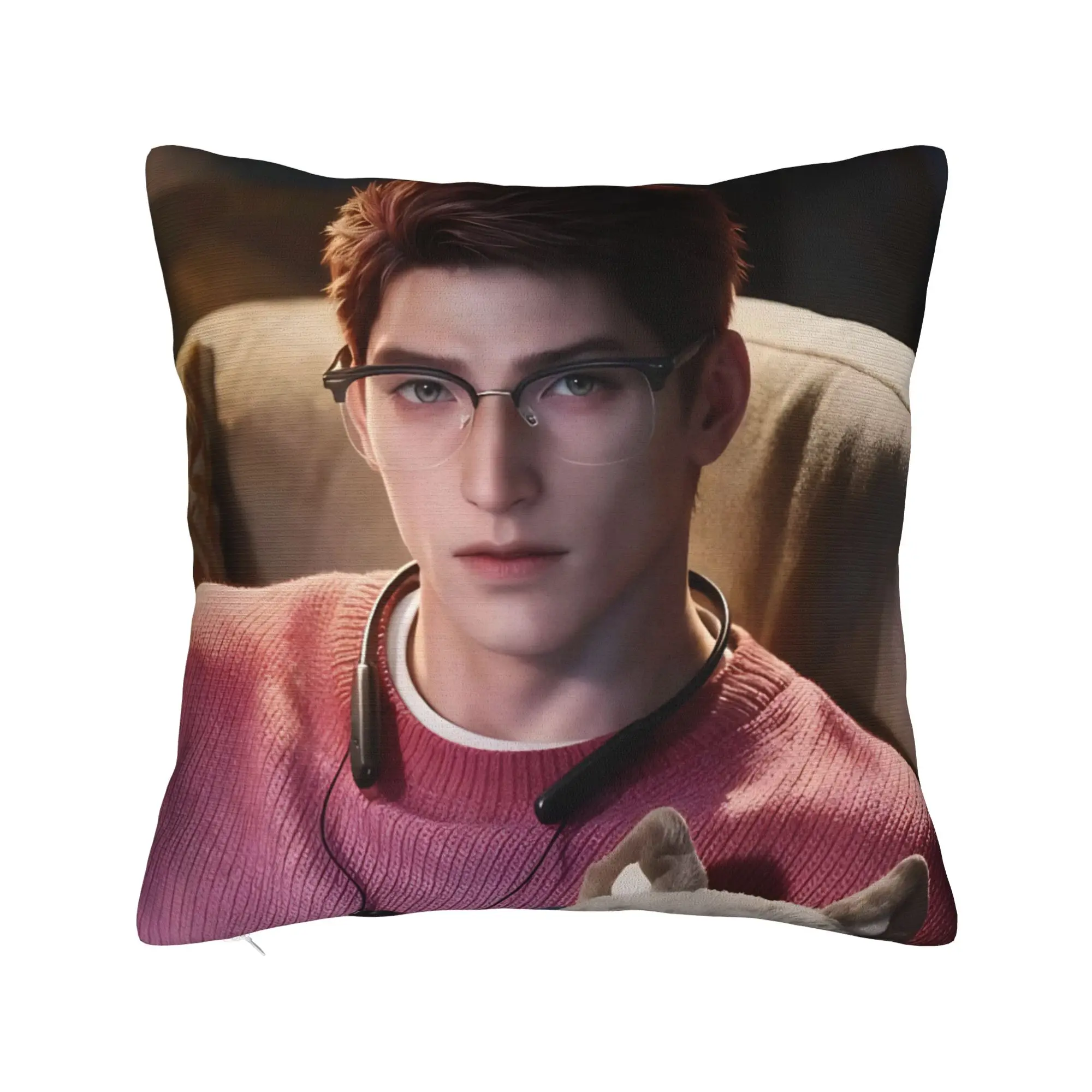 Valko Love and Deepspace Pillowcase Polyester Cushion Cover Decoration Wolf Anime Throw Pillow Case Cover Bed Zippered 18'