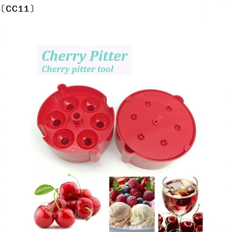 Food Grade 6 Hole Cherry Pitter With Fast Pit Removal For Home Baking Cocktail Dessert Prep〔CC11〕