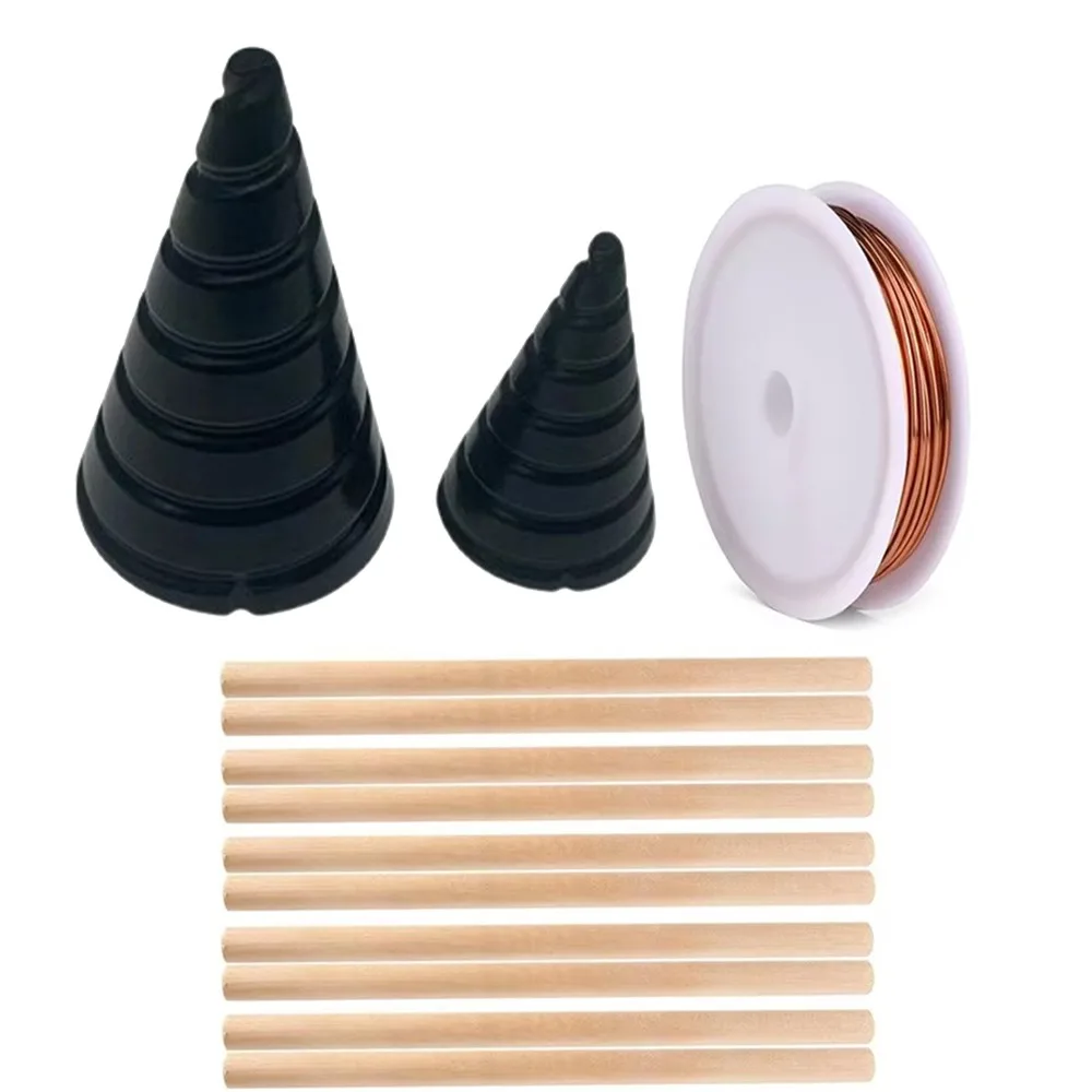 

Reusable Cone Fibonacci Coil Winding Jig Smooth Sturdy Copper Wire Antenna Jig Multifunctional Coil Wire Winding Tools