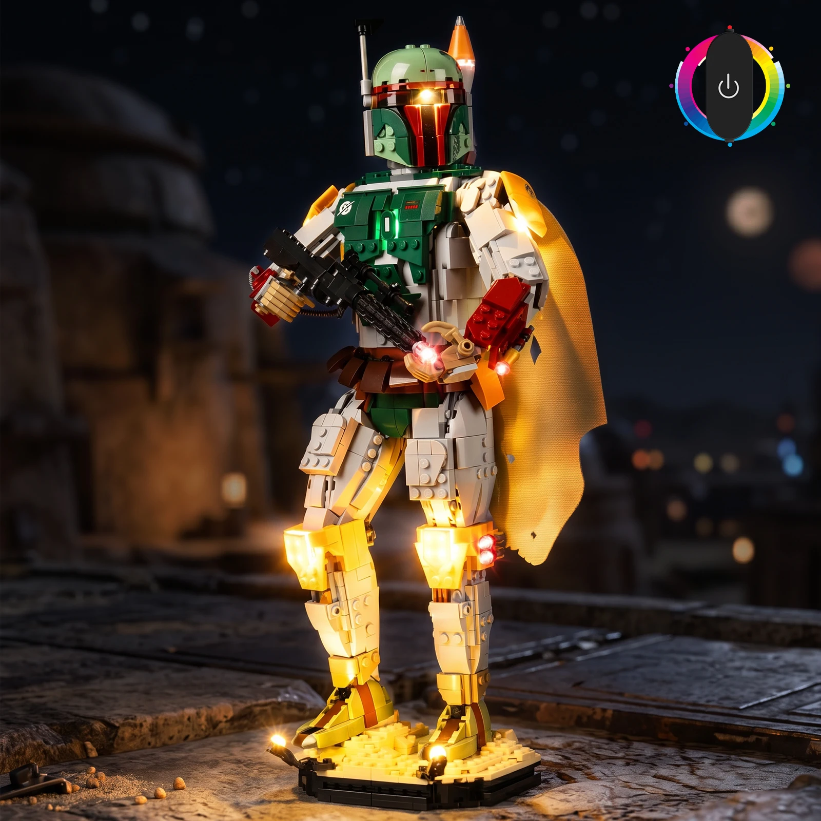 Kyglaring LED-Licht-Set geeignet für Lego Boba Fett ™   75455 Bausteine